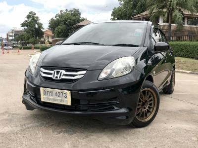 รถบ้าน รถมือสอง (ฟรีดาวน์) Honda Brio Amaze 1.2 รุ่น V เกียร์อัตโนมัติ ปี 2013 โดย หญิงรถบ้าน รถมือสองขอนแก่น ราคาถูก ผ่อนสบาย