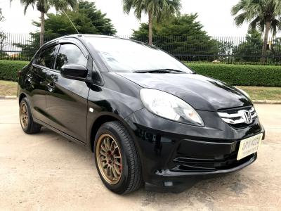 รถบ้าน รถมือสอง (ฟรีดาวน์) Honda Brio Amaze 1.2 รุ่น V เกียร์อัตโนมัติ ปี 2013 โดย หญิงรถบ้าน รถมือสองขอนแก่น ราคาถูก ผ่อนสบาย