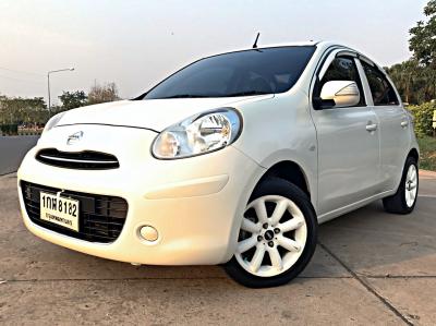 รถบ้าน รถมือสอง Nissan March 1.2 รุ่น EL CVT เกียร์ Auto ปี 2013 โดย หญิงรถบ้าน รถมือสองขอนแก่น ราคาถูก ผ่อนสบาย