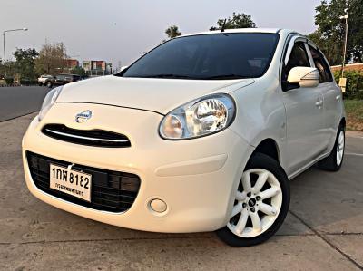 รถบ้าน รถมือสอง Nissan March 1.2 รุ่น EL CVT เกียร์ Auto ปี 2013 โดย หญิงรถบ้าน รถมือสองขอนแก่น ราคาถูก ผ่อนสบาย