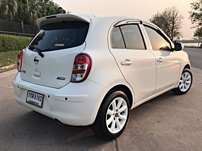 รถบ้าน รถมือสอง Nissan March 1.2 รุ่น EL CVT เกียร์ Auto ปี 2013 โดย หญิงรถบ้าน รถมือสองขอนแก่น ราคาถูก ผ่อนสบาย