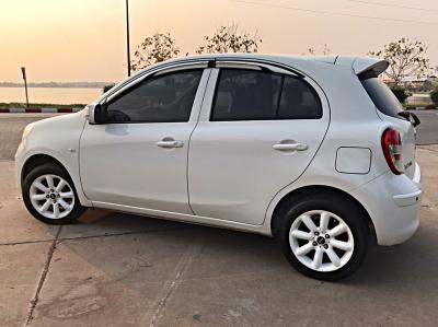 รถบ้าน รถมือสอง Nissan March 1.2 รุ่น EL CVT เกียร์ Auto ปี 2013 โดย หญิงรถบ้าน รถมือสองขอนแก่น ราคาถูก ผ่อนสบาย