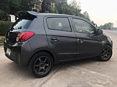 รถบ้าน รถมือสอง Mitsubishi Mirage 1.2 รุ่น GLX เกียร์ MT ปี 2556  โดย หญิงรถบ้าน รถมือสองขอนแก่น ราคาถูก ผ่อนสบาย