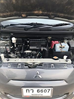 รถบ้าน รถมือสอง Mitsubishi Mirage 1.2 รุ่น GLX เกียร์ MT ปี 2556  โดย หญิงรถบ้าน รถมือสองขอนแก่น ราคาถูก ผ่อนสบาย