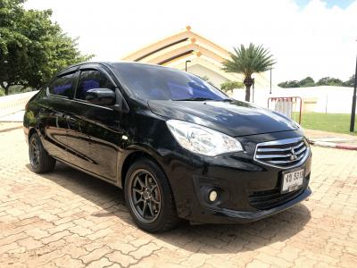 รถบ้าน รถมือสอง (ฟรีดาวน์) Mitsubishi Attrage 1.2 รุ่น GLX เกียร์ธรรมดา ปี 2013 โดย หญิงรถบ้าน รถมือสองขอนแก่น ราคาถูก ผ่อนสบาย