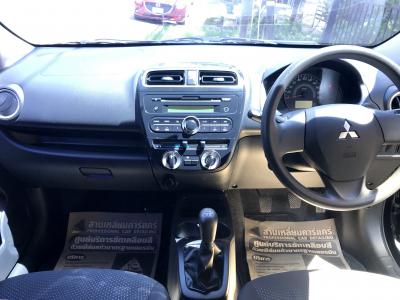 รถบ้าน รถมือสอง (ฟรีดาวน์) Mitsubishi Attrage 1.2 รุ่น GLX เกียร์ธรรมดา ปี 2013 โดย หญิงรถบ้าน รถมือสองขอนแก่น ราคาถูก ผ่อนสบาย