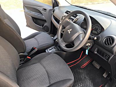รถบ้าน รถมือสอง Mitsubishi Mirage 1.2 รุ่น GLX เกียร์ ​Auto ปี 2012 โดย หญิงรถบ้าน รถมือสองขอนแก่น ราคาถูก ผ่อนสบาย