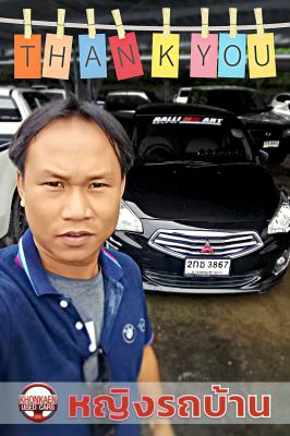 Mitsubishi Attrage 1.2 รุ่น GLS เกียร์ Auto ปี 2013  ปล่อยรถเมื่อ 2019-09-03 โดย หญิงรถบ้าน รถมือสองขอนแก่น ราคาถูก ผ่อนสบาย