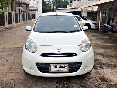 รถบ้าน รถมือสอง Nissan March 1.2 รุ่น E เกียร์ Auto ปี 2013 โดย หญิงรถบ้าน รถมือสองขอนแก่น ราคาถูก ผ่อนสบาย