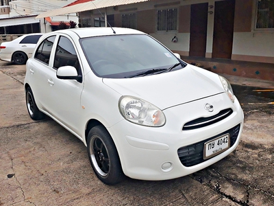รถบ้าน รถมือสอง Nissan March 1.2 รุ่น E เกียร์ Auto ปี 2013 โดย หญิงรถบ้าน รถมือสองขอนแก่น ราคาถูก ผ่อนสบาย