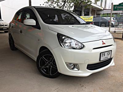 รถบ้าน รถมือสอง Mitsubishi Mirage รุ่น GLS เกียร์ Auto ปี 2556 โดย หญิงรถบ้าน รถมือสองขอนแก่น ราคาถูก ผ่อนสบาย