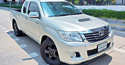 รถบ้าน รถมือสอง Toyota Hilux Vigo Champ Extra Cab 2.5 E เกียร์ MT ปี 2014 โดย หญิงรถบ้าน รถมือสองขอนแก่น ราคาถูก ผ่อนสบาย