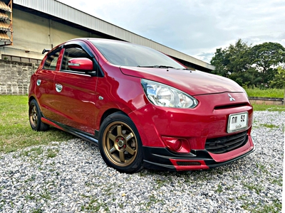 รถบ้าน รถมือสอง Mitsubishi Mirage 1.2 รุ่น GLX เกียร์ MT ปี 2015 โดย หญิงรถบ้าน รถมือสองขอนแก่น ราคาถูก ผ่อนสบาย