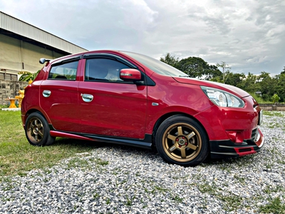 รถบ้าน รถมือสอง Mitsubishi Mirage 1.2 รุ่น GLX เกียร์ MT ปี 2015 โดย หญิงรถบ้าน รถมือสองขอนแก่น ราคาถูก ผ่อนสบาย