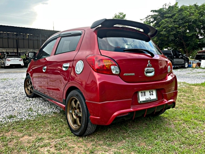 รถบ้าน รถมือสอง Mitsubishi Mirage 1.2 รุ่น GLX เกียร์ MT ปี 2015 โดย หญิงรถบ้าน รถมือสองขอนแก่น ราคาถูก ผ่อนสบาย