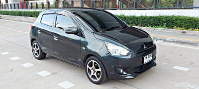 รถบ้าน รถมือสอง Mitsubishi Mirage 1.2 รุ่น GLS เกียร์ Auto ปี 2014  โดย หญิงรถบ้าน รถมือสองขอนแก่น ราคาถูก ผ่อนสบาย