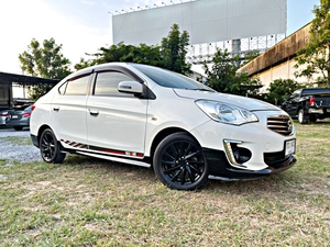 รถบ้าน รถมือสอง Mitsubishi Attrage RalliArt Limited Edition 1.2 รุ่น GLS เกียร์ Auto ปี 2016 โดย หญิงรถบ้าน รถมือสองขอนแก่น ราคาถูก ผ่อนสบาย