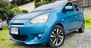 รถบ้าน รถมือสอง Mitsubishi Mirage 1.2 รุ่น GLX เกียร์ Auto ปี 2556  โดย หญิงรถบ้าน รถมือสองขอนแก่น ราคาถูก ผ่อนสบาย