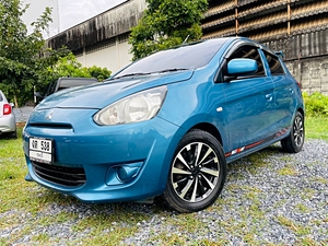 รถบ้าน รถมือสอง Mitsubishi Mirage 1.2 รุ่น GLX เกียร์ Auto ปี 2556  โดย หญิงรถบ้าน รถมือสองขอนแก่น ราคาถูก ผ่อนสบาย