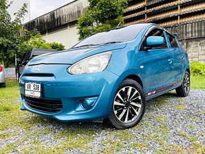 รถบ้าน รถมือสอง Mitsubishi Mirage 1.2 รุ่น GLX เกียร์ Auto ปี 2556  โดย หญิงรถบ้าน รถมือสองขอนแก่น ราคาถูก ผ่อนสบาย