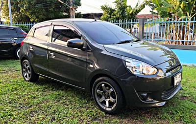 รถบ้าน รถมือสอง Mitsubishi Mirage 1.2 รุ่น GLX เกียร์ Auto ปี 2013 โดย หญิงรถบ้าน รถมือสองขอนแก่น ราคาถูก ผ่อนสบาย