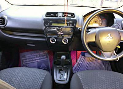 รถบ้าน รถมือสอง Mitsubishi Mirage 1.2 รุ่น GLX เกียร์ Auto ปี 2013 โดย หญิงรถบ้าน รถมือสองขอนแก่น ราคาถูก ผ่อนสบาย
