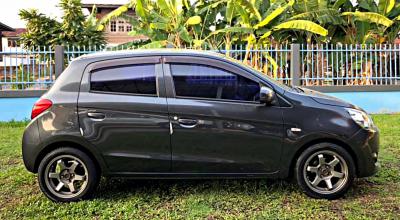 รถบ้าน รถมือสอง Mitsubishi Mirage 1.2 รุ่น GLX เกียร์ Auto ปี 2013 โดย หญิงรถบ้าน รถมือสองขอนแก่น ราคาถูก ผ่อนสบาย