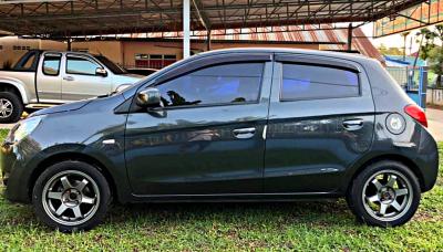 รถบ้าน รถมือสอง Mitsubishi Mirage 1.2 รุ่น GLX เกียร์ Auto ปี 2013 โดย หญิงรถบ้าน รถมือสองขอนแก่น ราคาถูก ผ่อนสบาย