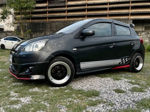รถบ้าน รถมือสอง Mitsubishi Mirage 1.2 รุ่น GLX เกียร์ MT ปี 2012 โดย หญิงรถบ้าน รถมือสองขอนแก่น ราคาถูก ผ่อนสบาย