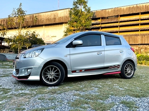 รถบ้าน รถมือสอง Mitsubishi Mirage 1.2 รุ่น GLX เกียร์ Auto ปี 2012 โดย หญิงรถบ้าน รถมือสองขอนแก่น ราคาถูก ผ่อนสบาย