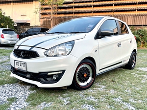รถบ้าน รถมือสอง Mitsubishi Mirage 1.2 รุ่น GLX เกียร์ MT ปี 2018  โดย หญิงรถบ้าน รถมือสองขอนแก่น ราคาถูก ผ่อนสบาย