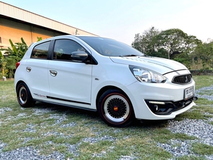 รถบ้าน รถมือสอง Mitsubishi Mirage 1.2 รุ่น GLX เกียร์ MT ปี 2018  โดย หญิงรถบ้าน รถมือสองขอนแก่น ราคาถูก ผ่อนสบาย