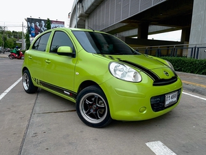รถบ้าน รถมือสอง Nissan March 1.2 รุ่น EL เกียร์ Auto ปี 2012 โดย หญิงรถบ้าน รถมือสองขอนแก่น ราคาถูก ผ่อนสบาย