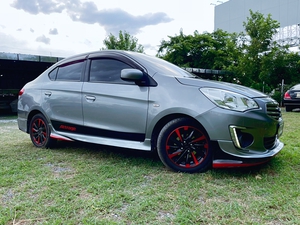 รถบ้าน รถมือสอง Mitsubishi Attrage 1.2 รุ่น GLX เกียร์ Auto ปี 2015 โดย หญิงรถบ้าน รถมือสองขอนแก่น ราคาถูก ผ่อนสบาย