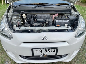 รถบ้าน รถมือสอง Mitsubishi Mirage 1.2 รุ่น GLX เกียร์ Auto ปี 2013 โดย หญิงรถบ้าน รถมือสองขอนแก่น ราคาถูก ผ่อนสบาย