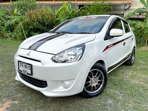 รถบ้าน รถมือสอง Mitsubishi Mirage 1.2 รุ่น GLX เกียร์ Auto ปี 2013 โดย หญิงรถบ้าน รถมือสองขอนแก่น ราคาถูก ผ่อนสบาย