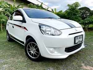 รถบ้าน รถมือสอง Mitsubishi Mirage 1.2 รุ่น GLX เกียร์ Auto ปี 2013 โดย หญิงรถบ้าน รถมือสองขอนแก่น ราคาถูก ผ่อนสบาย