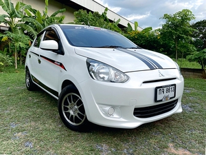 รถบ้าน รถมือสอง Mitsubishi Mirage 1.2 รุ่น GLX เกียร์ Auto ปี 2013 โดย หญิงรถบ้าน รถมือสองขอนแก่น ราคาถูก ผ่อนสบาย