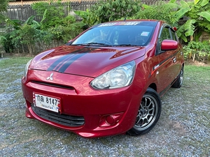 รถบ้าน รถมือสอง Mitsubishi Mirage 1.2 รุ่น GL เกียร์ MT ปี 2012 โดย หญิงรถบ้าน รถมือสองขอนแก่น ราคาถูก ผ่อนสบาย