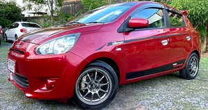 รถบ้าน รถมือสอง Mitsubishi Mirage 1.2 รุ่น GL เกียร์ MT ปี 2012 โดย หญิงรถบ้าน รถมือสองขอนแก่น ราคาถูก ผ่อนสบาย