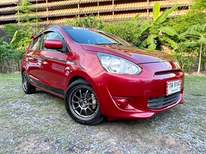รถบ้าน รถมือสอง Mitsubishi Mirage 1.2 รุ่น GL เกียร์ MT ปี 2012 โดย หญิงรถบ้าน รถมือสองขอนแก่น ราคาถูก ผ่อนสบาย