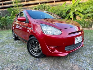 รถบ้าน รถมือสอง Mitsubishi Mirage 1.2 รุ่น GL เกียร์ MT ปี 2012 โดย หญิงรถบ้าน รถมือสองขอนแก่น ราคาถูก ผ่อนสบาย