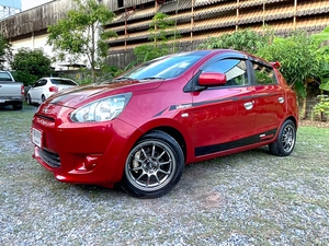 รถบ้าน รถมือสอง Mitsubishi Mirage 1.2 รุ่น GL เกียร์ MT ปี 2012 โดย หญิงรถบ้าน รถมือสองขอนแก่น ราคาถูก ผ่อนสบาย