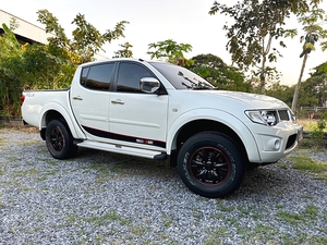 รถบ้าน รถมือสอง Mitsubishi Triton Plus 2.4 เบนซิล CNG Double CAB รุ่น GLS เกียร์ MT ปี 2012 โดย หญิงรถบ้าน รถมือสองขอนแก่น ราคาถูก ผ่อนสบาย