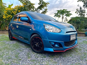 รถบ้าน รถมือสอง Mitsubishi Mirage 1.2 รุ่น GLX เกียร์ Auto ปี 2013 โดย หญิงรถบ้าน รถมือสองขอนแก่น ราคาถูก ผ่อนสบาย