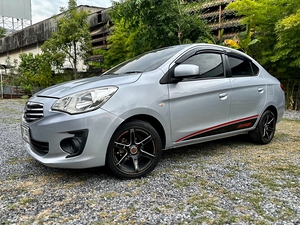 รถบ้าน รถมือสอง Mitsubishi Attrage 1.2 รุ่น GLX เกียร์ Auto ปี 2013 โดย หญิงรถบ้าน รถมือสองขอนแก่น ราคาถูก ผ่อนสบาย