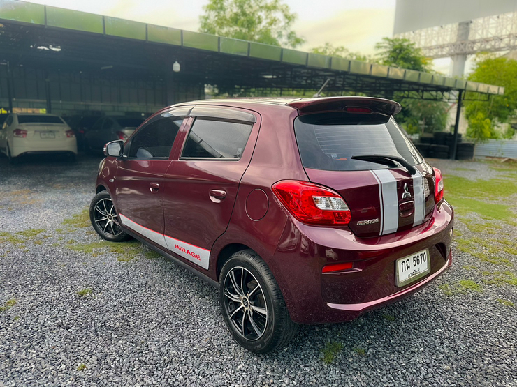 รถบ้าน รถมือสอง Mitsubishi Mirage 1.2 รุ่น GLX เกียร์ Auto ปี 2016 โดย หญิงรถบ้าน รถมือสองขอนแก่น ราคาถูก ผ่อนสบาย