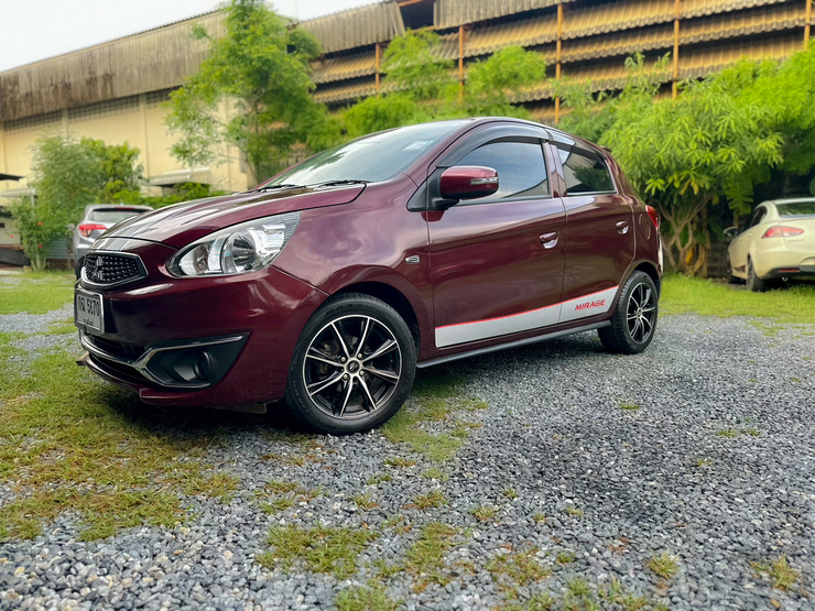 รถบ้าน รถมือสอง Mitsubishi Mirage 1.2 รุ่น GLX เกียร์ Auto ปี 2016 โดย หญิงรถบ้าน รถมือสองขอนแก่น ราคาถูก ผ่อนสบาย