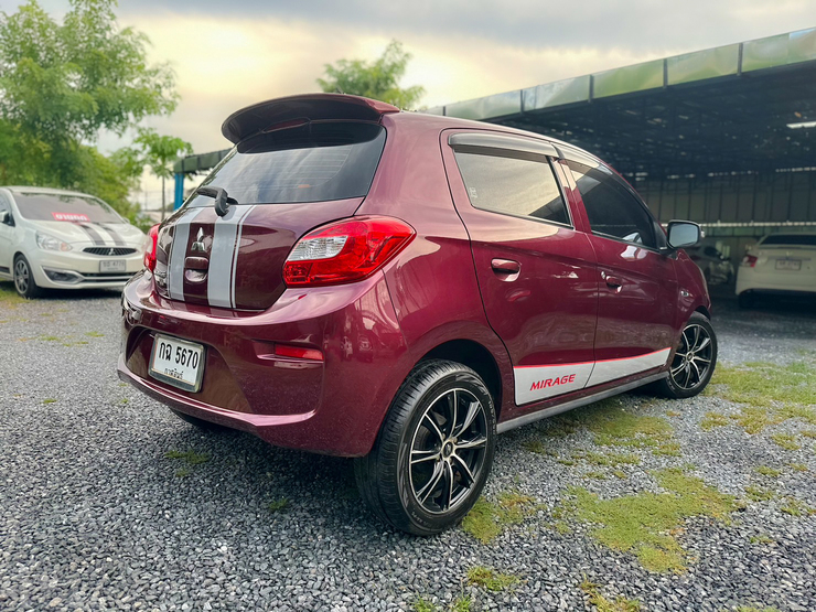 รถบ้าน รถมือสอง Mitsubishi Mirage 1.2 รุ่น GLX เกียร์ Auto ปี 2016 โดย หญิงรถบ้าน รถมือสองขอนแก่น ราคาถูก ผ่อนสบาย