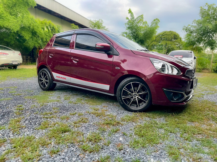 รถบ้าน รถมือสอง Mitsubishi Mirage 1.2 รุ่น GLX เกียร์ Auto ปี 2016 โดย หญิงรถบ้าน รถมือสองขอนแก่น ราคาถูก ผ่อนสบาย